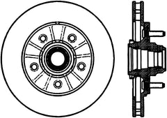 StopTech Power Slot 12/99-11/04 Ford F150 2WD Front Left Slotted CRYO Rotor