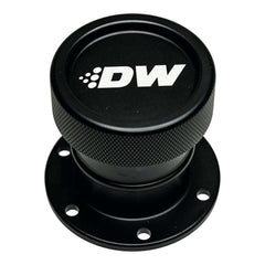 DeatschWerks Straight Filler Neck with Cap - أسود غير لامع