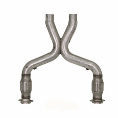 BBK 11-14 Mustang 5.0 Short Mid X Pipe مع محولات حفازة 3.0 لرؤوس الأنابيب الطويلة من BBK