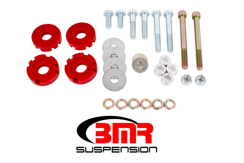 BMR 15-17 S550 Mustang Differential Lockout Bushing Kit (Polyurethane) - Red