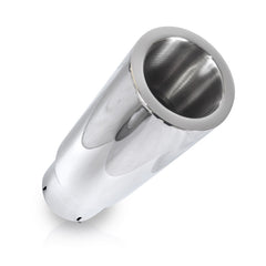 Stainless Works Double Wall Straight Cut Exhaust Tips - 3 1/2in Body 3.00in ID