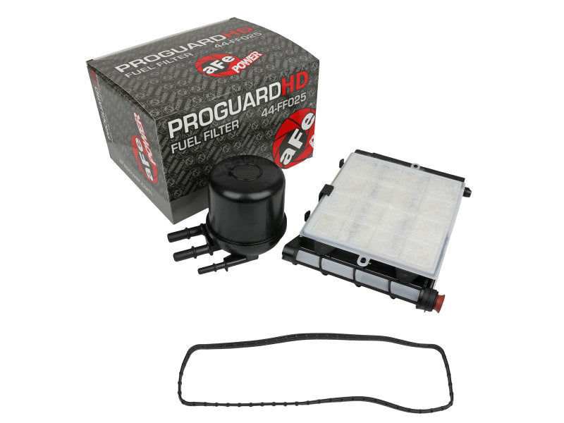 فلتر وقود aFe ProGuard D2 لشاحنات الديزل Ford V8-6.7L (td) 17-21 - عبوة من 4 قطع