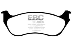 EBC 02-05 Ford Explorer 4.0 2WD Greenstuff Rear Brake Pads