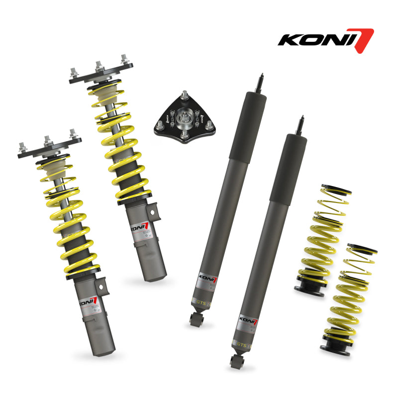 ممتصات صدمات Koni GTS Coilovers لسيارة Honda Civic FC/FK موديلات 16-21 مع دعامة أمامية مقاس 52.5 مم فقط (باستثناء MagRide الأصلية)