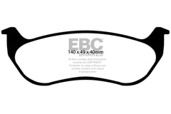 EBC 02-07 Jeep Liberty 2.4 Extra Duty Rear Brake Pads