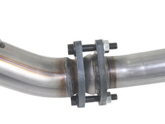 حلقة فولاذية ملتوية aFe Power لإزالة D/P وY-Pipe SS 2in/2.5in 12-14 Jeep Wrangler (JK) V6 3.6L