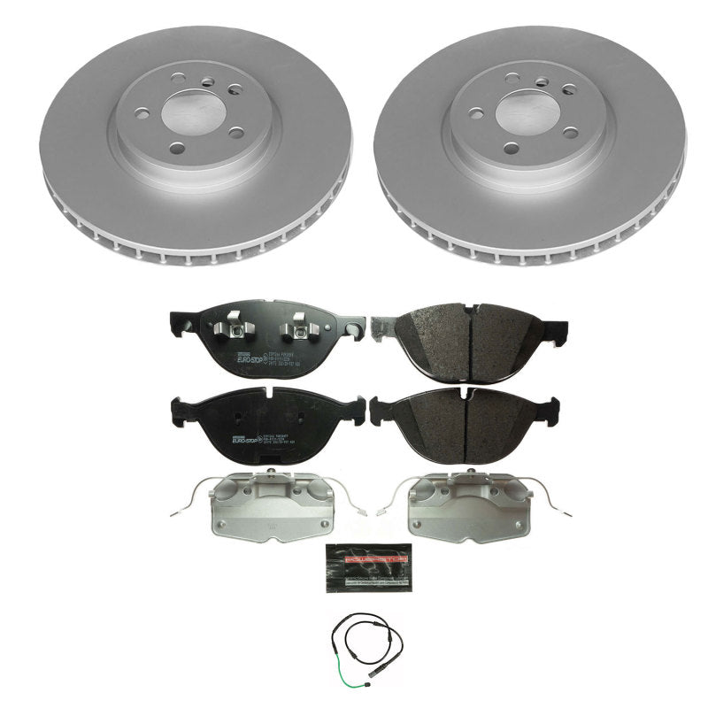 Power Stop 11-18 BMW X5 Front Euro-Stop Brake Kit