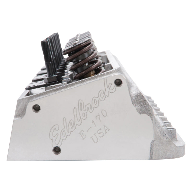 رأس أسطوانة Edelbrock SBC Performer RPM 23 Deg 170cc مدخل 60cc حجرة صمام مسطح كامة كاملة