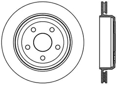 StopTech Slotted Sport Brake Rotor 11-17 Jeep Grand Cherokee (Excludes SRT8)