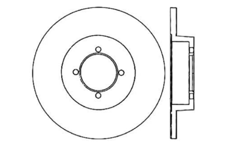 StopTech Slotted & Drilled Sport Brake Rotor