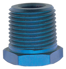 Russell Performance 1/4in Male to 1/8in Female Pipe Bushing Reducer (Blue)