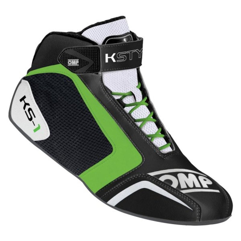 OMP KS-1 Shoes Black/White/Green - Size34