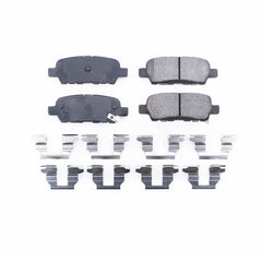 Power Stop 2013 Infiniti EX37 Rear Z17 Evolution Ceramic Brake Pads w/Hardware