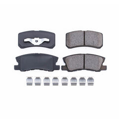 Power Stop 11-14 Chrysler 200 Rear Z17 Evolution Ceramic Brake Pads w/Hardware