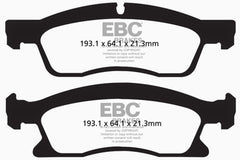 EBC 13+ Dodge Durango 5.7 Greenstuff Front Brake Pads