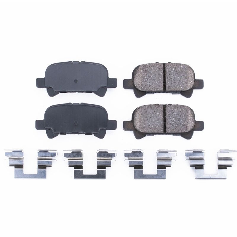 Power Stop 00-07 Toyota Avalon Rear Z17 Evolution Ceramic Brake Pads w/Hardware