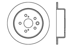 StopTech 06-10 Lexus IS 250/IS 300/IS 350 SportStop Slotted & Drilled Right Rear Rotor