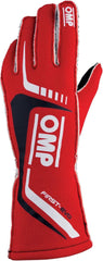 OMP First Evo Gloves Red - Size S (Fia 8856-2018)