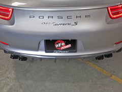 عادم aFe MACH Force-Xp 12-16 Porsche 911 مقاس 3 إلى 2.5 بوصة 304 SS Cat-Back (باستثناء الموديلات التوربينية)