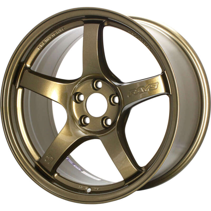 Gram Lights 57CR 19x9.5 +45 5-100 Almite Gold Wheel