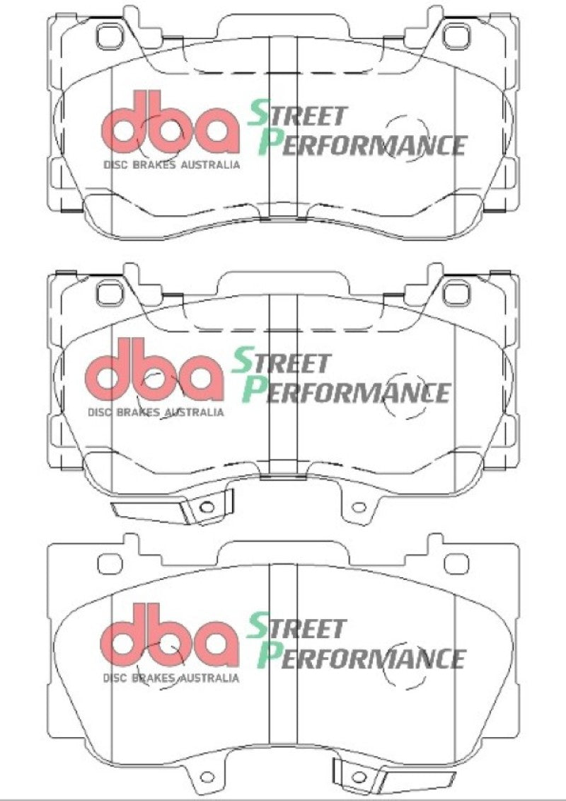 وسادات الفرامل DBA 08/14-06/18 Ford Mustang 2.3 Ecoboost SP500