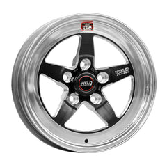 عجلة Weld S71 مقاس 15x10.33 / 4x108 مم BP / 5.5 بوصة BS سوداء (وسادة منخفضة) - غير قابلة للقفل