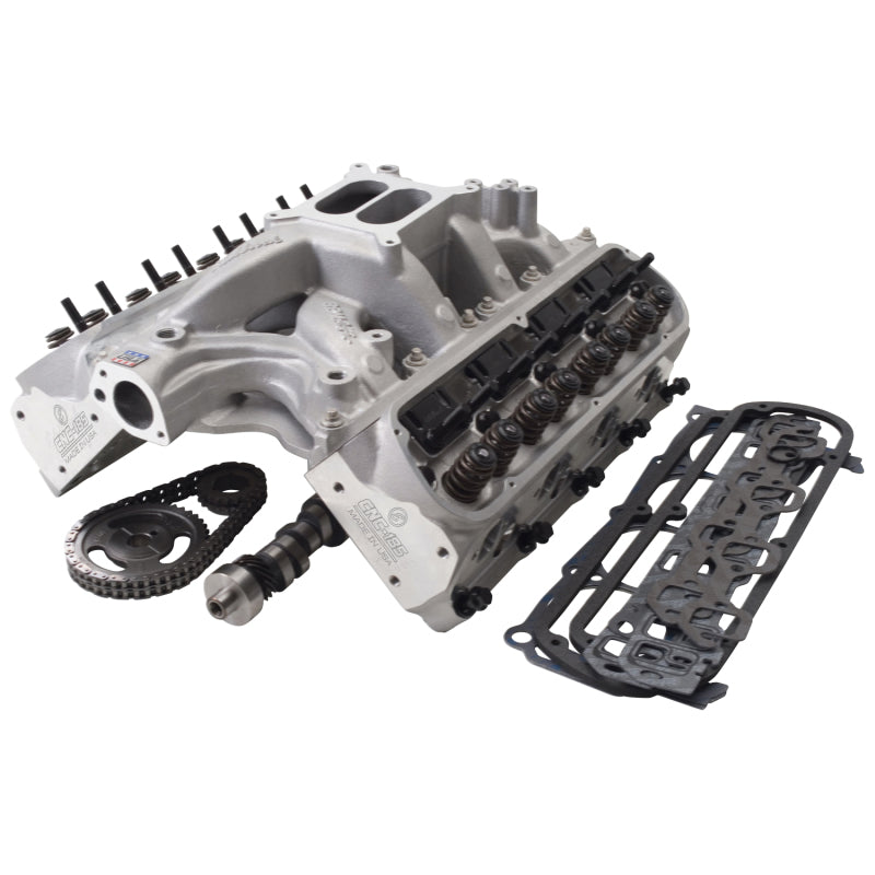 طقم Edelbrock Top End لـ S/B Ford 351W - 460+ حصان مع رؤوس RPM Xtreme وعمود كامات أسطواني