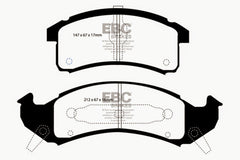 وسادات الفرامل الأمامية Yellowstuff لسيارة Buick Le Sabre (FWD) 3.8 EBC 92-93