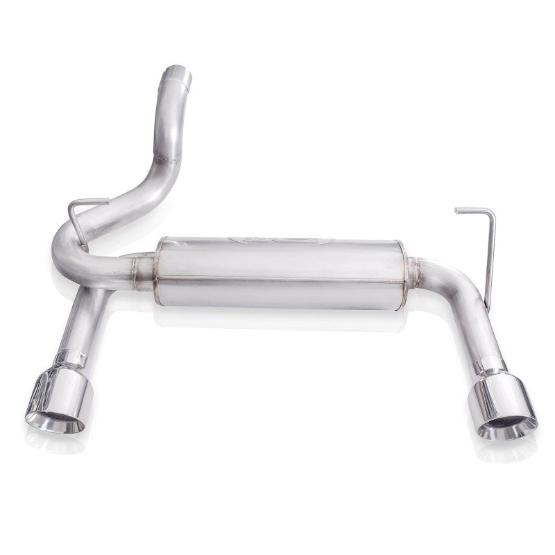 Stainless Works 2018+ Jeep Wrangler JL 304SS Factory Connect 2.5in Axle Back Exhaust System