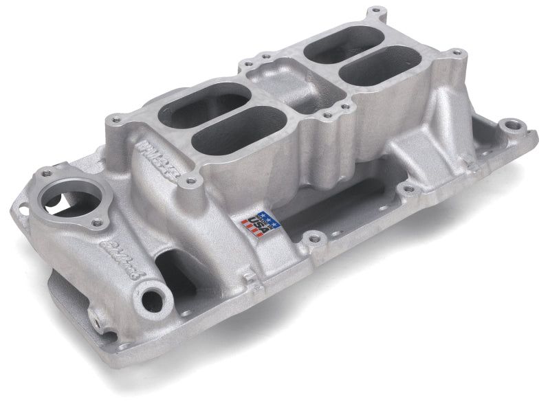 نظام Edelbrock Performer RPM Dual-Quad Air-Gap لمحرك شيفروليه ذي الكتلة الصغيرة