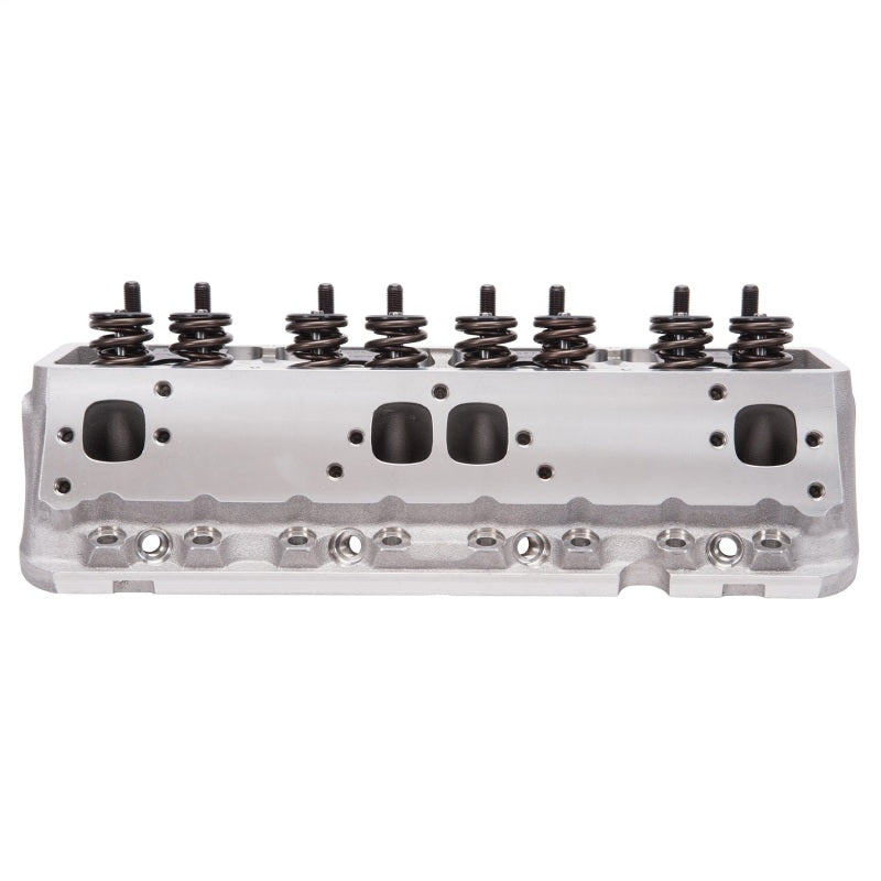 رأس أسطوانة Edelbrock Victor Jr SBC 23 Deg 220cc كامل لعمود كامة الأسطوانة الصلبة