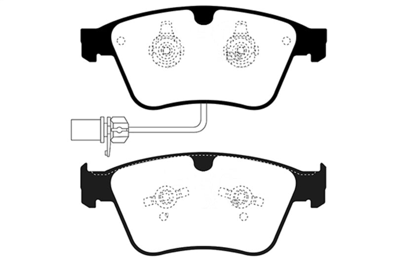 EBC 13-18 Bentley Continental 4.4TT Yellowstuff Front Brake Pads