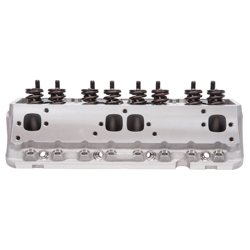 رأس أسطوانة Edelbrock Victor Jr SBC 23 Deg 220cc كامل لعمود كامة الأسطوانة الصلبة