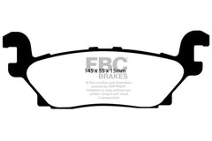 EBC 05-07 Hummer H3 3.5 Greenstuff Rear Brake Pads