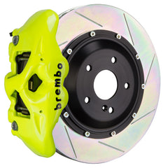 Brembo 12-16 991.1 C2 Rr GT BBK 4Pis Cast 380x28 2pc Rotor Slotted Type1-Fluo. Yellow