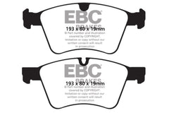 EBC 08-10 Mercedes-Benz GL320 3.0 TD (373mm Front Rotors) Greenstuff Front Brake Pads