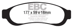 EBC 05-07 Ford F350 (inc Super Duty) 5.4 DRW 2WD Greenstuff Rear Brake Pads