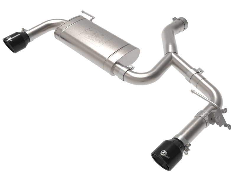 aFe MACHForce XP Exhausts Axle-Back 15-21 BMW X1 2.0L (t) (SS w/Black Tips)