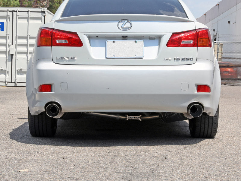 نظام عادم خلفي للمحور من aFe POWER Takeda 06-13 Lexus IS250/IS350 SS مع أطراف مصقولة