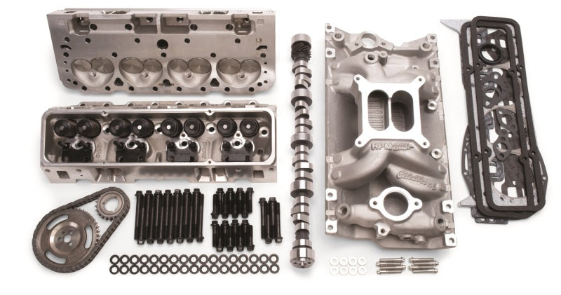 مجموعة Edelbrock 435Hp Total Power Package Top-End للاستخدام على سيارات SB-Chevy لعام 1987 وما بعده مع رافعات أصلية