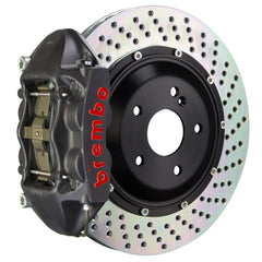 Brembo 00-02 S4/02-05 A4/06-08 A4 Front GTS BBK 4 Piston Cast 365x29 2pc Rotor Drilled-Black HA