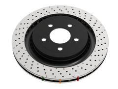 DBA 06-13 Chevrolet Corvette Base Rear 4000 Series Drilled Rotor