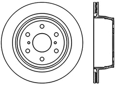 StopTech Power Slot 07-09 Cadillac Escalade / 07-09 Chevy Avalanche Rear Left Slotted CRYO Rotor