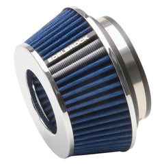 Edelbrock Air Filter Pro-Flo Series Conical 3 7In Tall Blue/Chrome