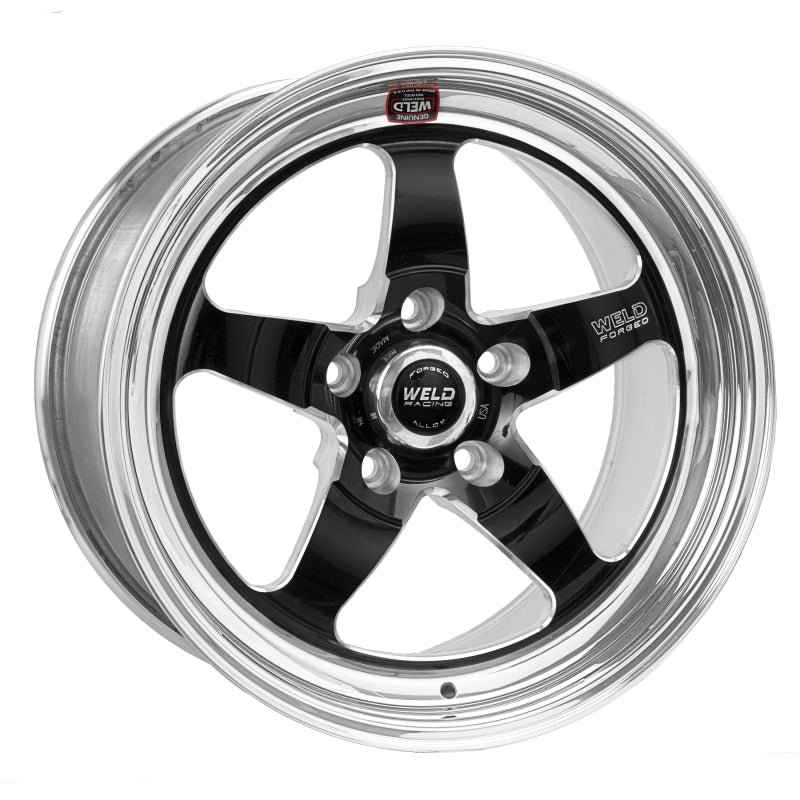 عجلة Weld S71 مقاس 18x9.5 / 5x4.75 BP / 5.7 بوصة BS سوداء (وسادة منخفضة) - غير قابلة للقفل