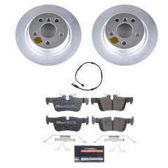 Power Stop 16-19 Mini Cooper Clubman Rear Euro-Stop Brake Kit