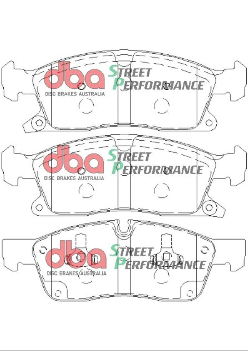 DBA 11-20 Dodge Durango (330mm Front Rotor) SP Performance Front Brake Pads