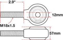 SPC Performance XAXIS Rod End Ball Joint