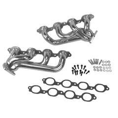 BBK 14-18 GM Truck 5.3/6.2 1 3/4in Shorty Tuned Length Headers - سيراميك فضي مصقول