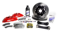 EBC Racing 01-13 Mini Cooper S R53/R56 1.6L أحمر Apollo-4 ملاقط 330 مم دوارات مجموعة فرامل أمامية كبيرة